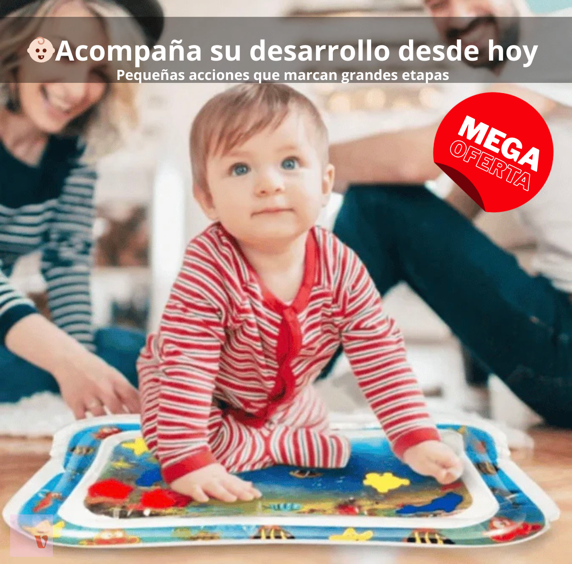 Alfombra Sensorial Interactiva Para Bebes