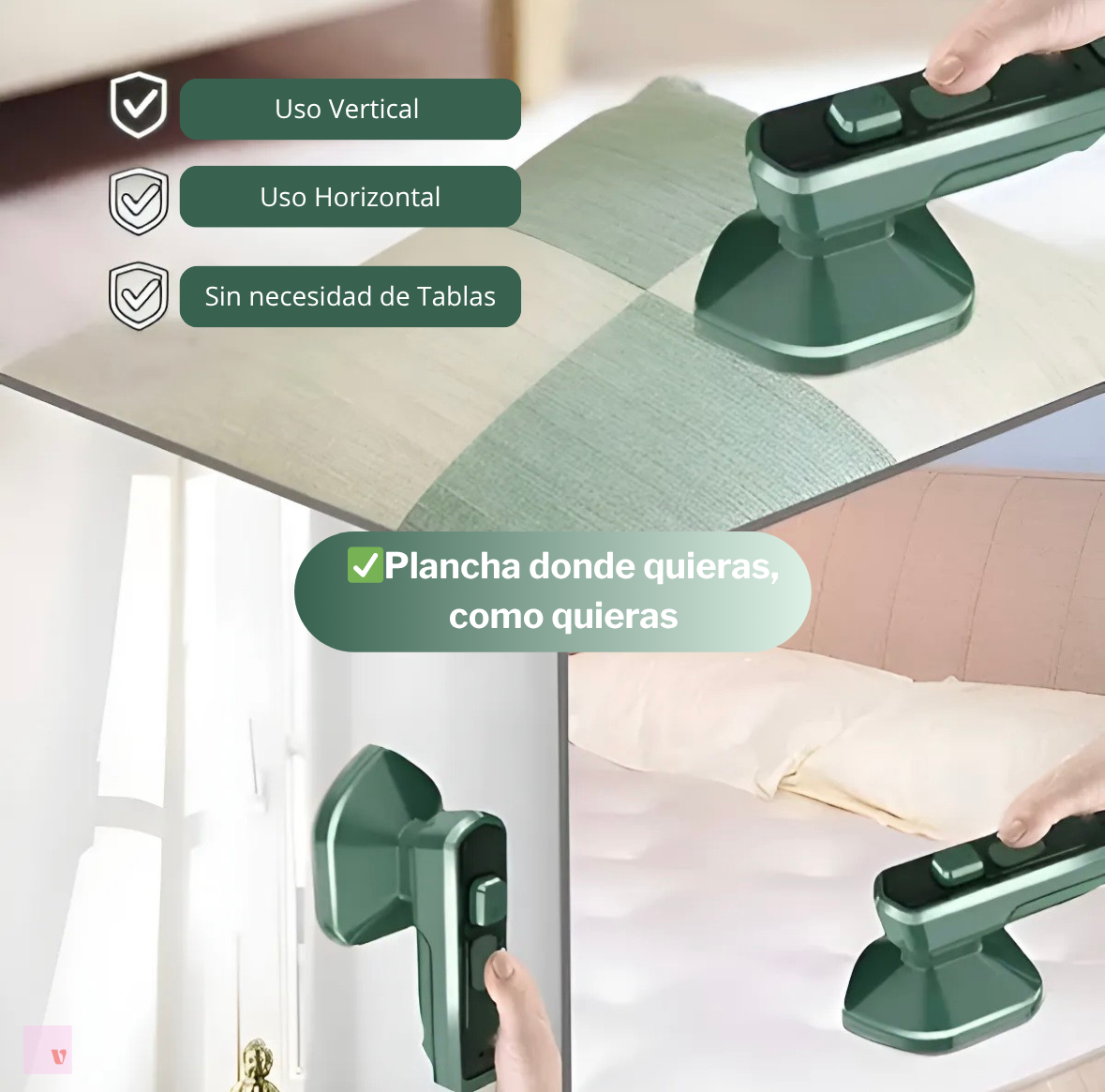 👔MINI PLANCHA ROPA A VAPOR