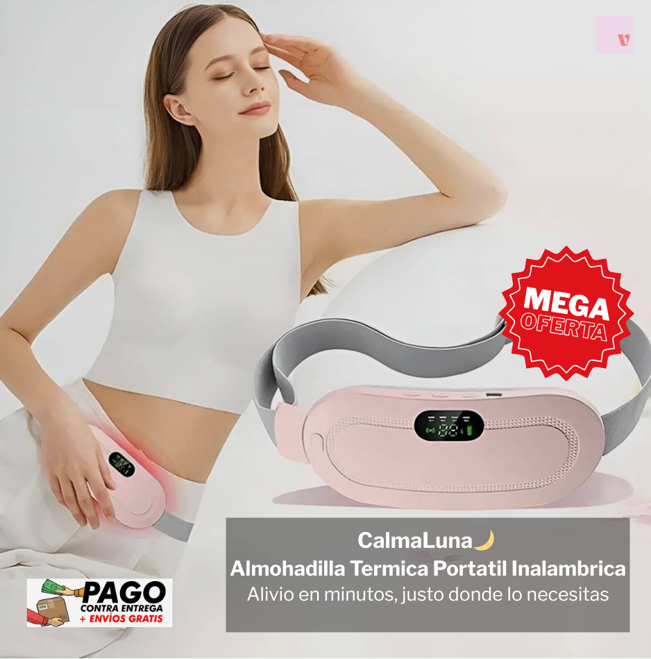 CalmaLuna🌙 - Almohadilla Termica Portatil Inalambrica