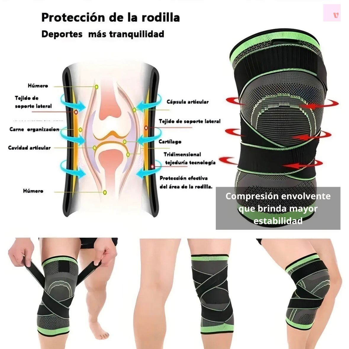 EstabiFlex 360™ – Soporte Profesional para Rodilla