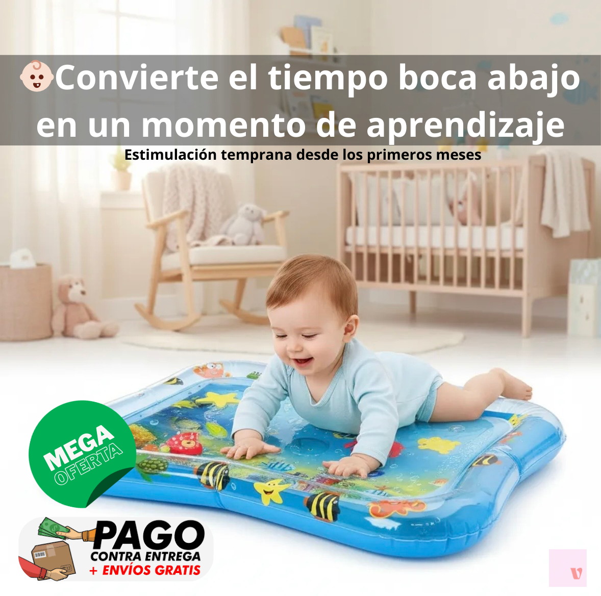 Alfombra Sensorial Interactiva Para Bebes