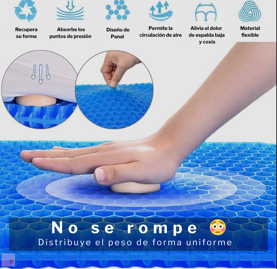 👉 Cojín de Gel Anti-Dolor – Efecto Huevo
