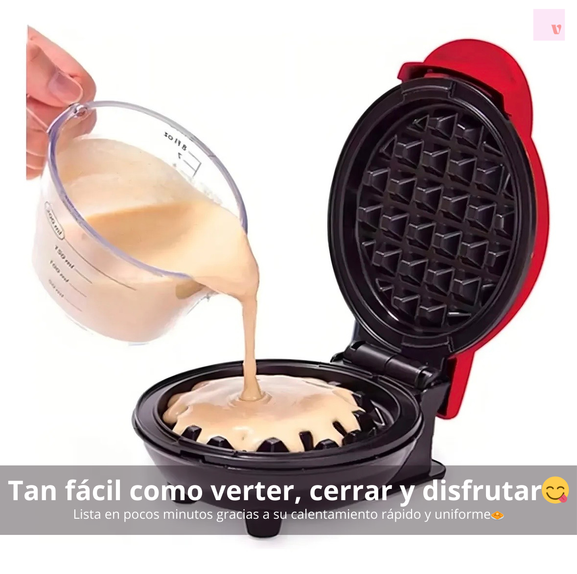 MiniChef Express – Mini Wafflera Eléctrica