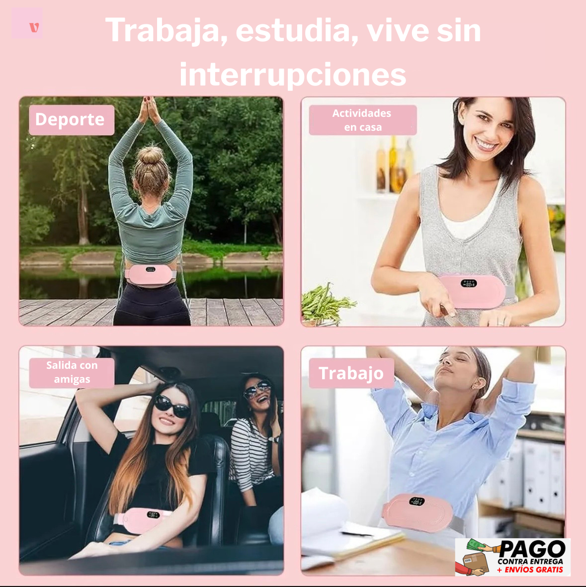 CalmaLuna🌙 - Almohadilla Termica Portatil Inalambrica