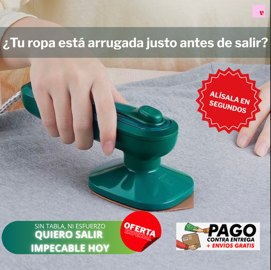 👔MINI PLANCHA ROPA A VAPOR